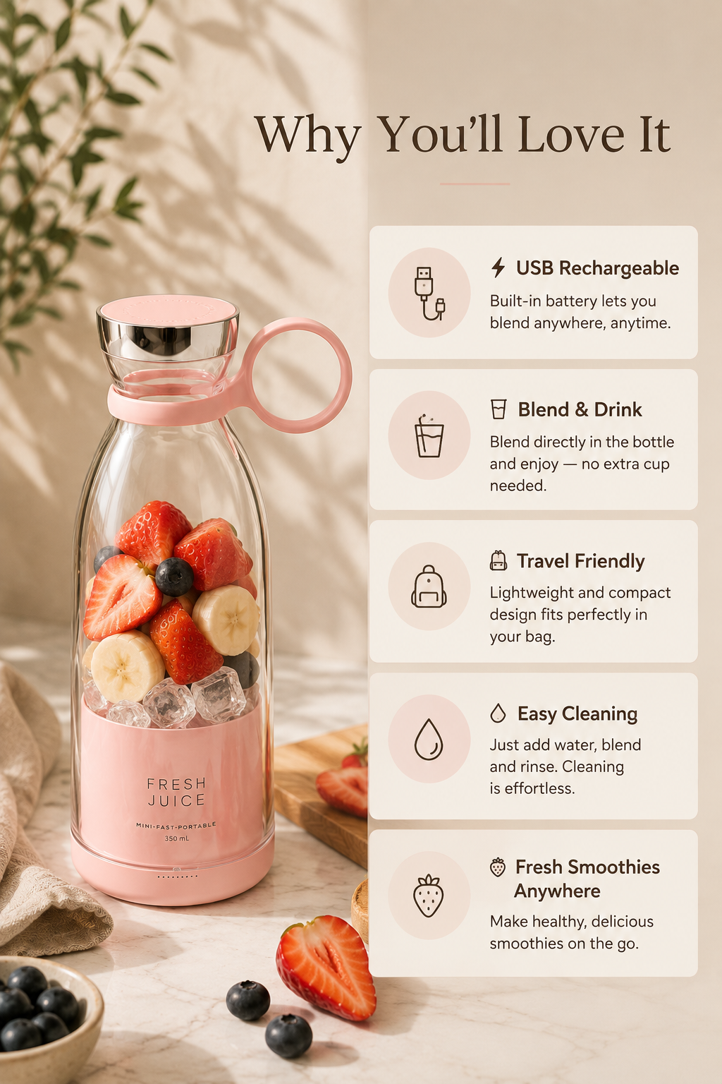 Portable Personal Blender