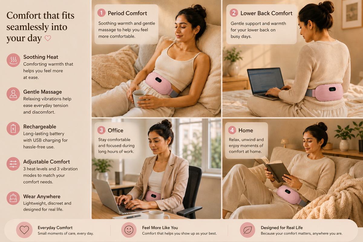 Portable Heating & Massage Belt