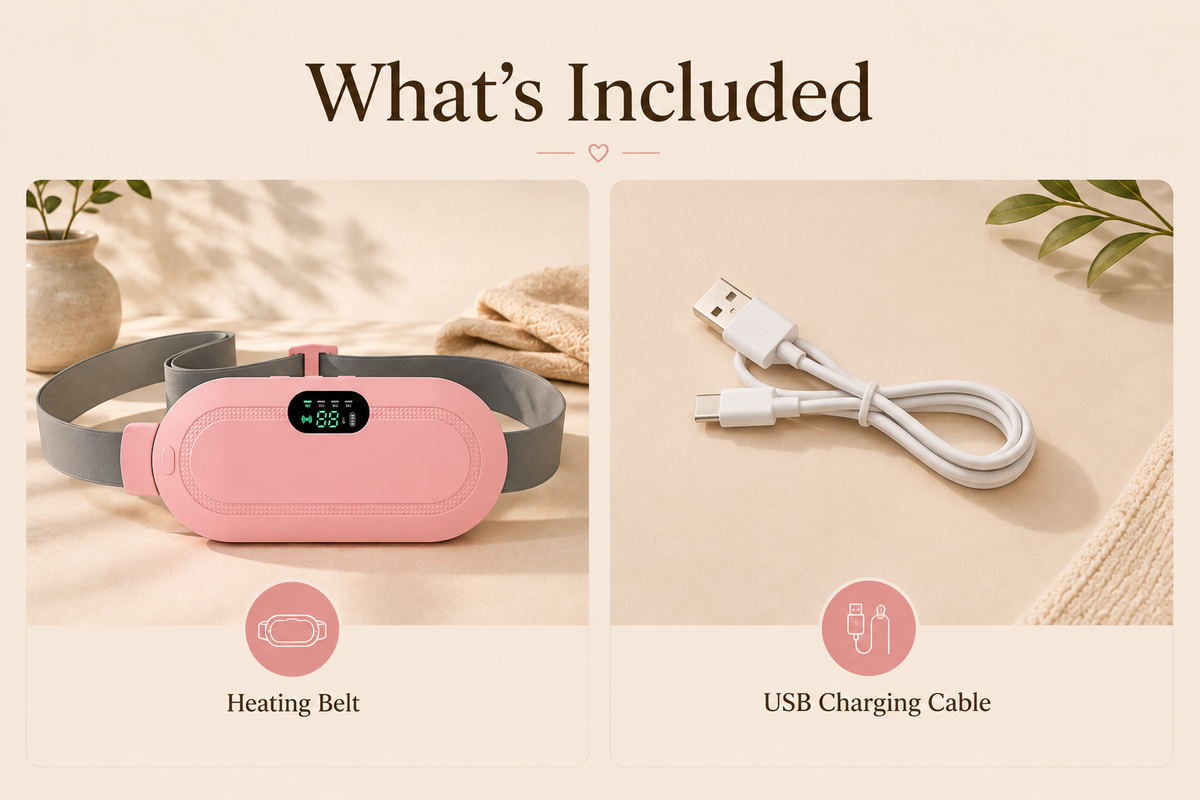 Portable Heating & Massage Belt
