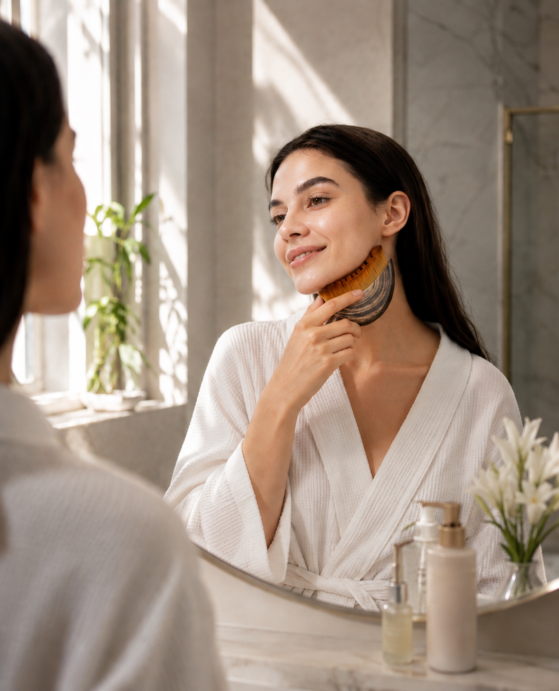 Lymphatic Contour Face Brush, Set of 2